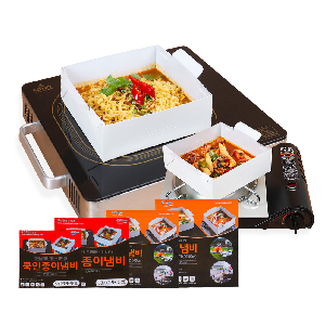 쿡인페이퍼 종이냄비 5P세트 (인덕션사용가능) 600cc