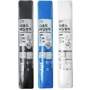 이라이프 다용도 비닐봉투 30L 100매 쓰레기 분리수거