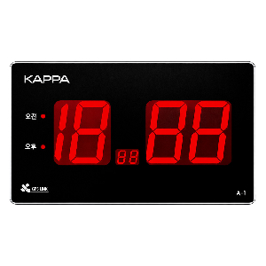 카파 LED  디지털 벽시계 A-1 전파자동수신