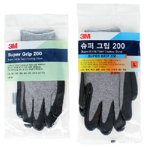 3M)슈퍼그립200 장갑(소)-팩(10개입)