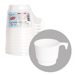 롯데 이라이프 다회용 손잡이컵 190ml 10P