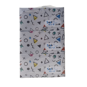 ★할인_쌔니큐)사각티슈(미용티슈/250매×3개)
