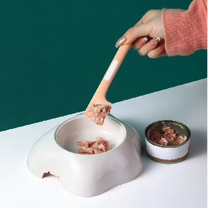 세척간편 고양이 강아지 반려동물 습식사료 간식 통조림 캔스푼 스크래퍼 스파츌라