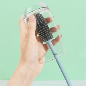 실리콘 젖병 텀블러 물병 세척솔 브러쉬