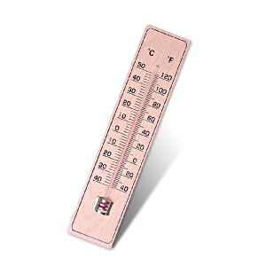 고급 나무 온도계