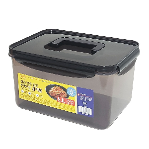 롯데 이라이프 반투명 핸들 김치통 5.1L
