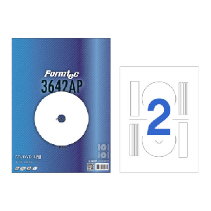 폼텍)시디라벨(IS-3642AP/20매/잉크젯 전용)
