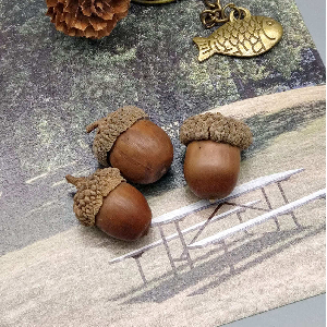 미니어처 DIY 인테리어 데코 장식 소품 오너먼트 도토리