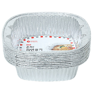 롯데 은박 라면용기 10P