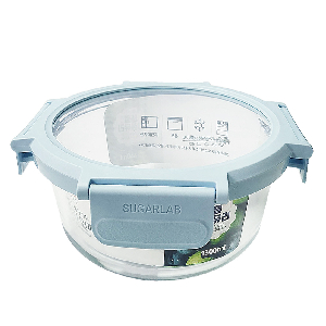 롯데 이라이프 유리밀폐용기 원형 1300ml