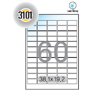 폼텍)레이저광택라벨(LB-3101/100매)