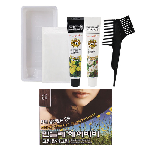 순한염색 민들레추출물 순한헤어염색약 150g 자연갈색