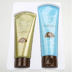 퓨어 아르간 톤 업 필링젤 기획 세트 120g+80g