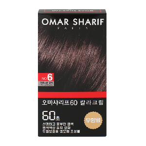 선명하고 풍부한 염색 칼라크림 6호 자연스런 갈색