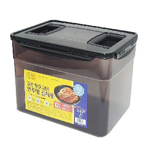 롯데 이라이프 반투명 핸들 김치통 12L