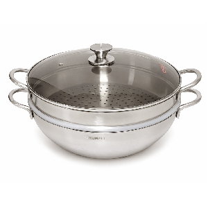 크로벨 통3중 파티웍 찜솥 36cm