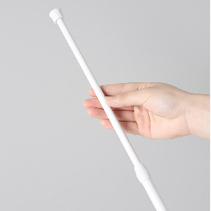 밝은생활 커튼 압축봉(화이트 60-110cm)