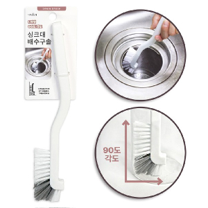 나무이야기 싱크대 배수구솔 L자형
