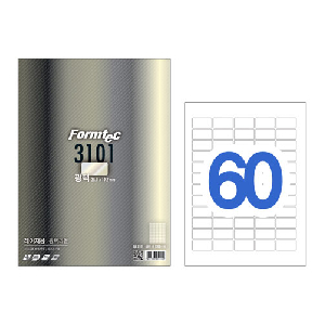 폼텍)레이저광택라벨(LA-3101/20매)